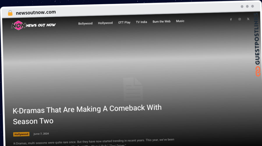Publish Guest Post on newsoutnow.com