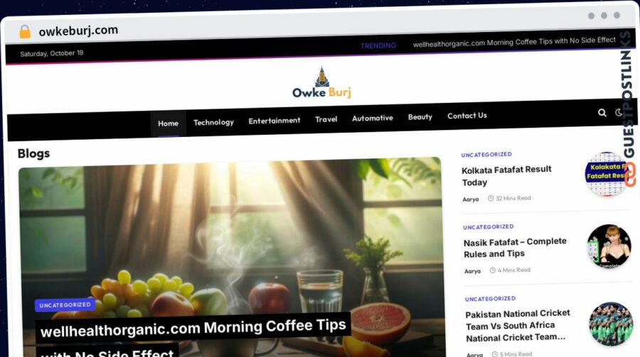 Publish Guest Post on owkeburj.com