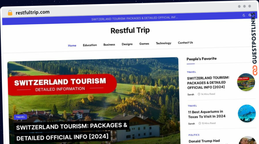 Publish Guest Post on restfultrip.com