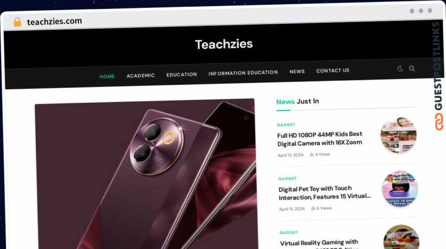 Publish Guest Post on teachzies.com