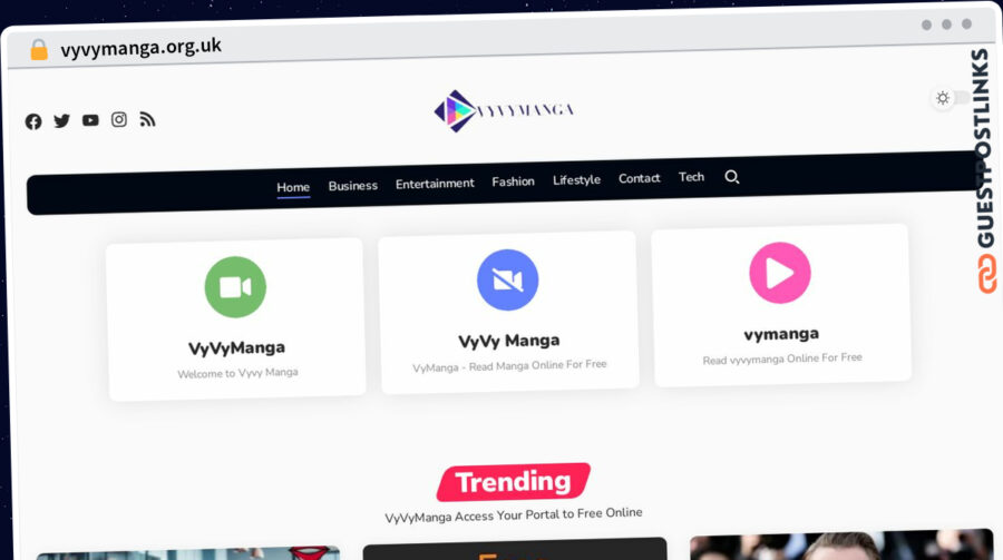 Publish Guest Post on vyvymanga.org.uk