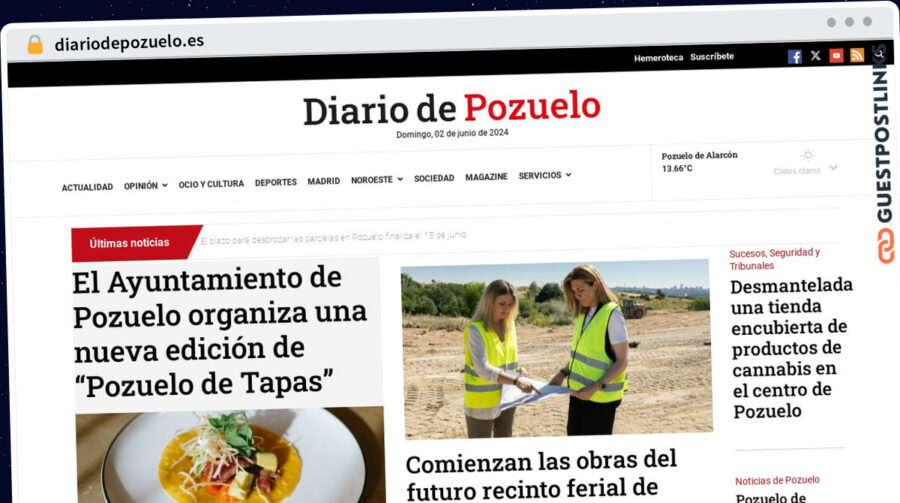 Publish Guest Post on diariodepozuelo.es