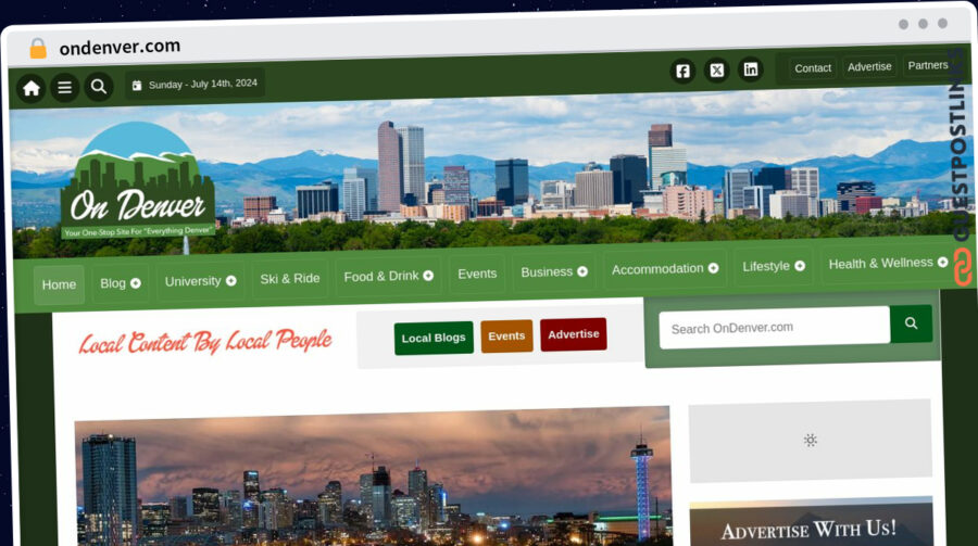 Publish Guest Post on ondenver.com