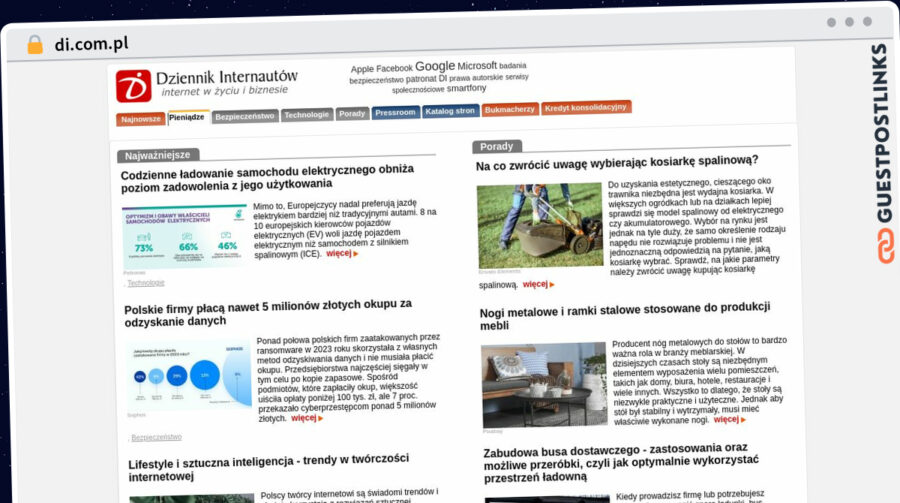 Publish Guest Post on di.com.pl