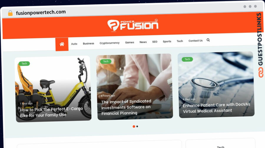 Publish Guest Post on fusionpowertech.com