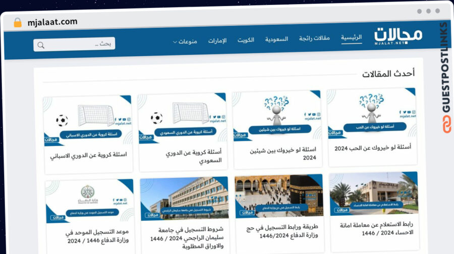 Publish Guest Post on mjalaat.com