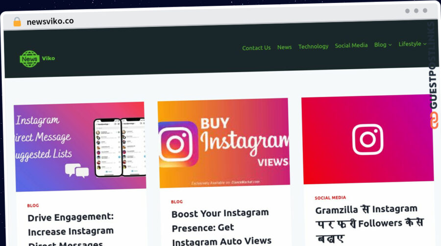 Publish Guest Post on newsviko.co