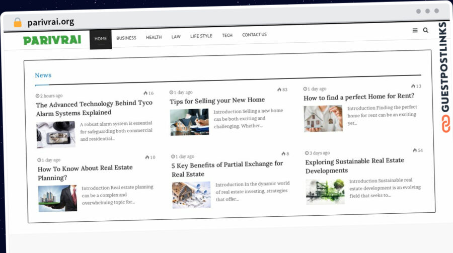 Publish Guest Post on parivrai.org
