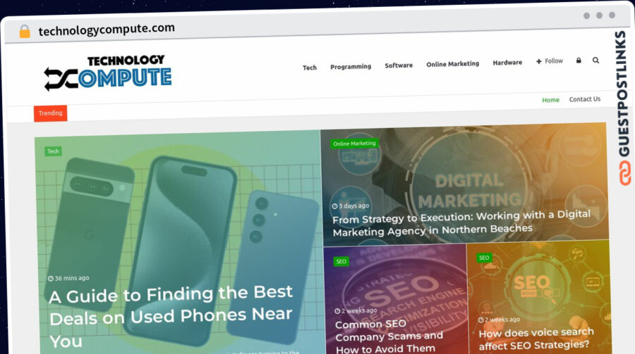 Publish Guest Post on technologycompute.com