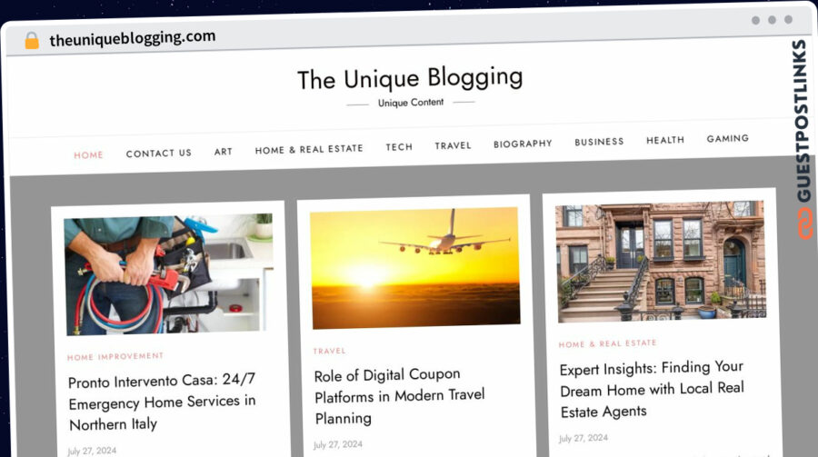 Publish Guest Post on theuniqueblogging.com