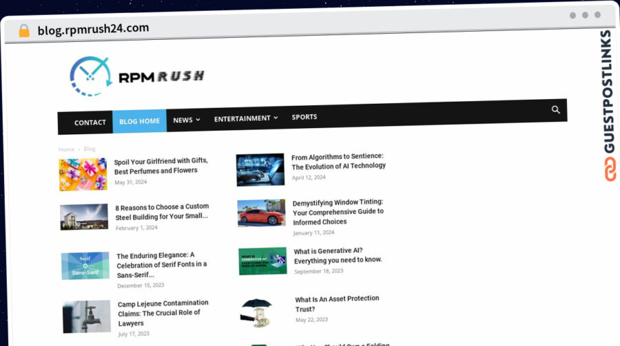 Publish Guest Post on blog.rpmrush24.com