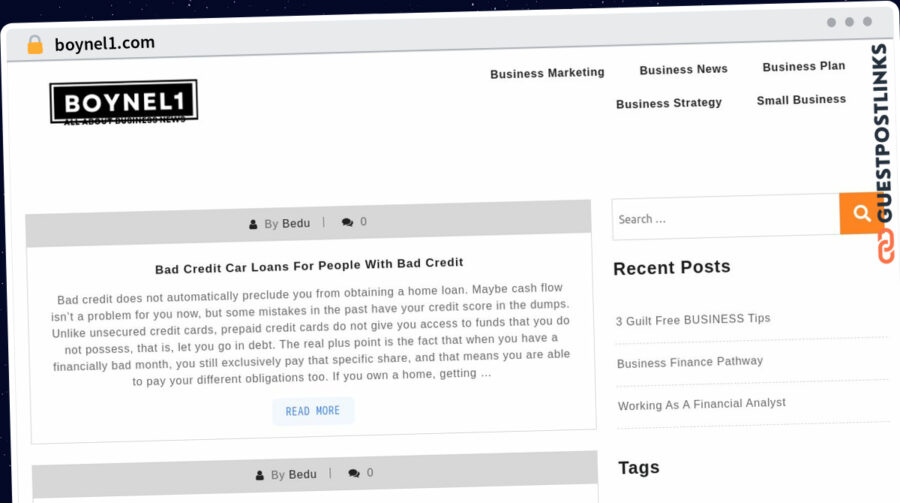 Publish Guest Post on boynel1.com