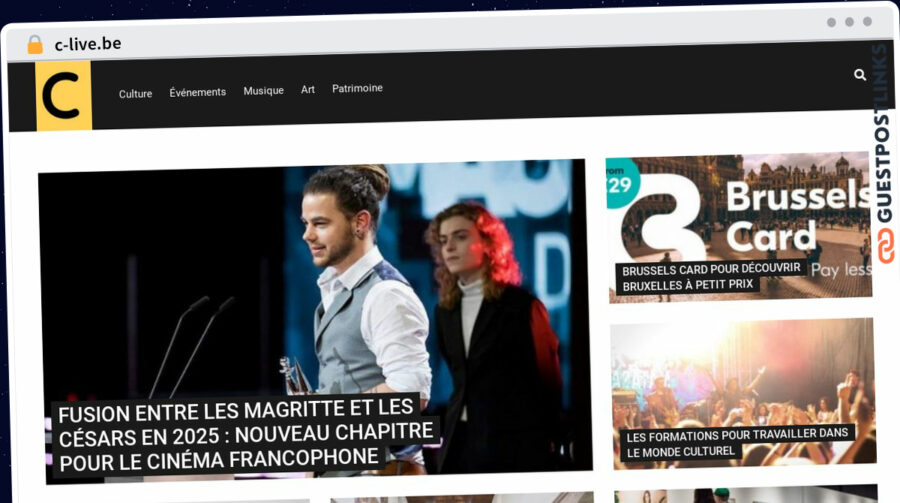 Publish Guest Post on c-live.be