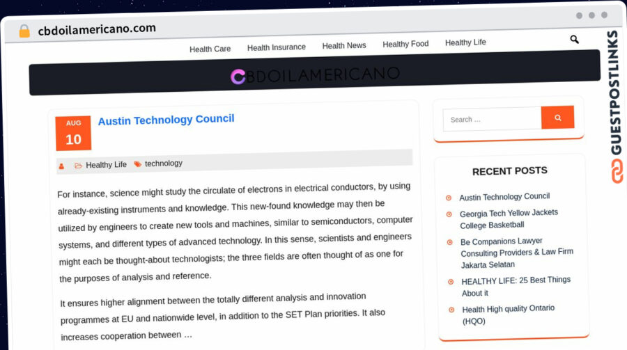 Publish Guest Post on cbdoilamericano.com
