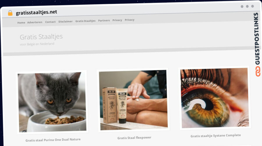 Publish Guest Post on gratisstaaltjes.net