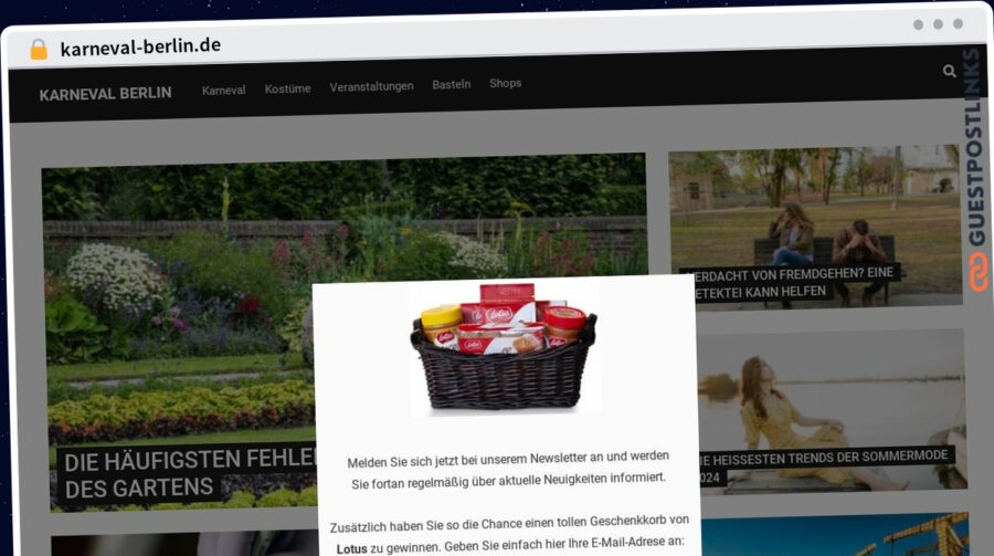 Publish Guest Post on karneval-berlin.de