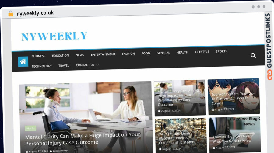 Publish Guest Post on nyweekly.co.uk