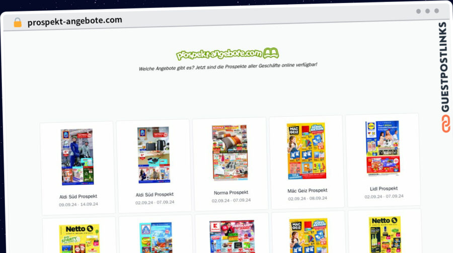 Publish Guest Post on prospekt-angebote.com