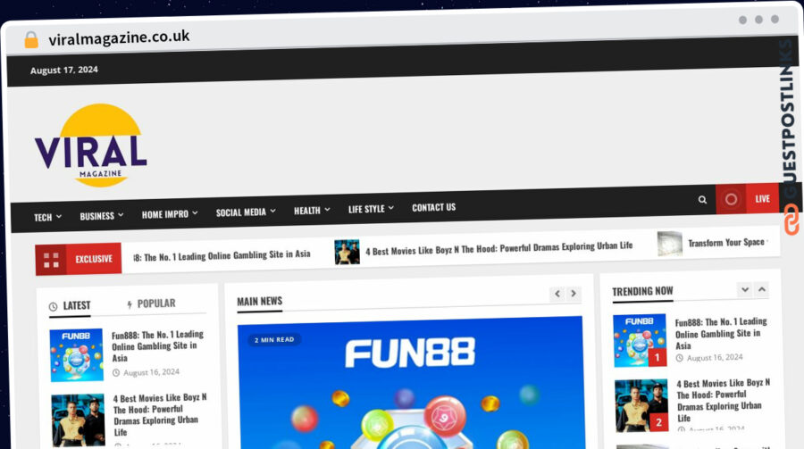 Publish Guest Post on viralmagazine.co.uk