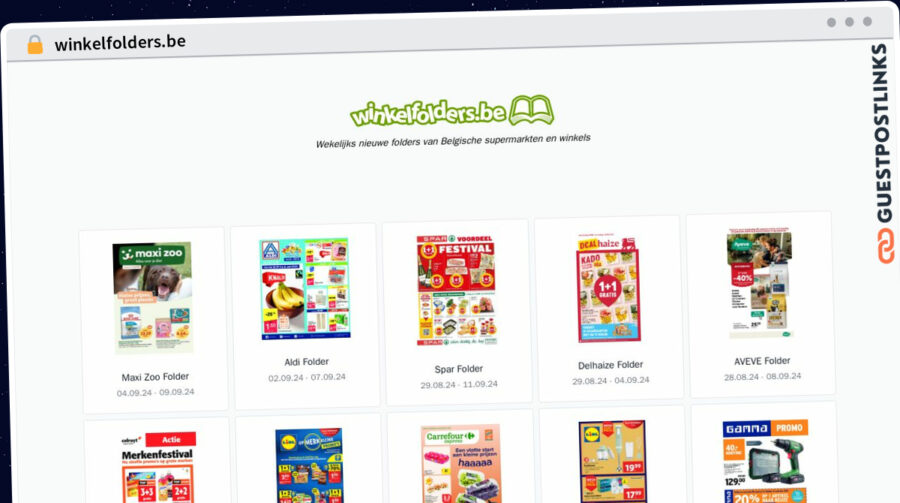 Publish Guest Post on winkelfolders.be