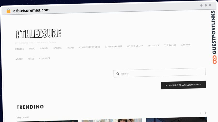 Publish Guest Post on athleisuremag.com
