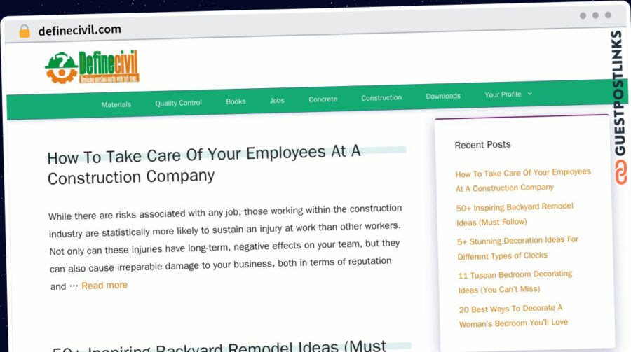Publish Guest Post on definecivil.com