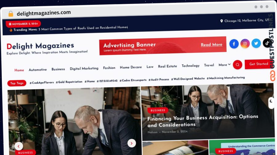 Publish Guest Post on delightmagazines.com