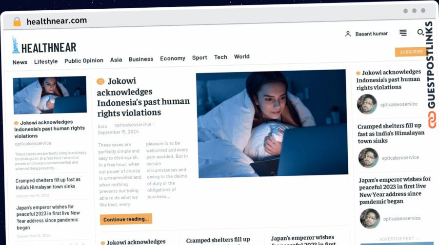 Publish Guest Post on healthnear.com