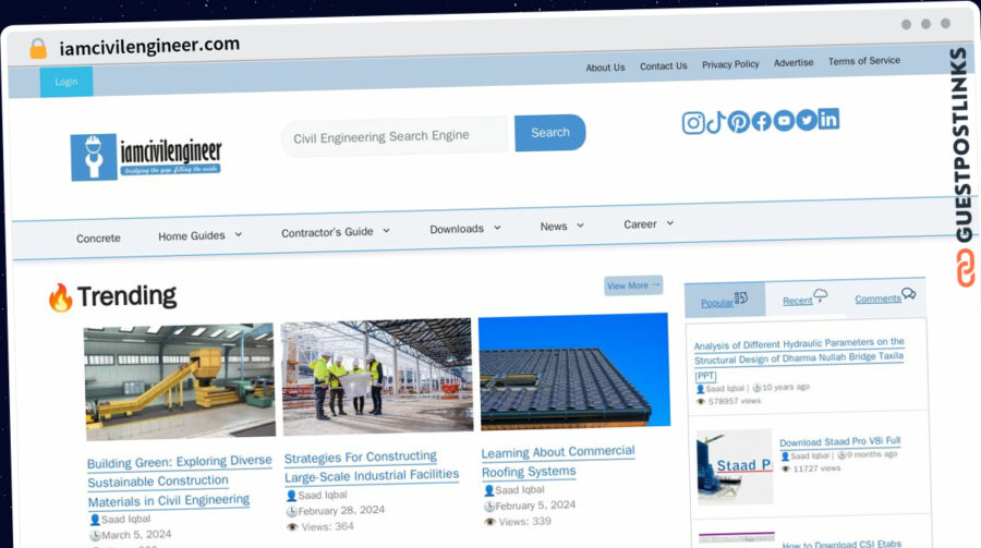 Publish Guest Post on iamcivilengineer.com