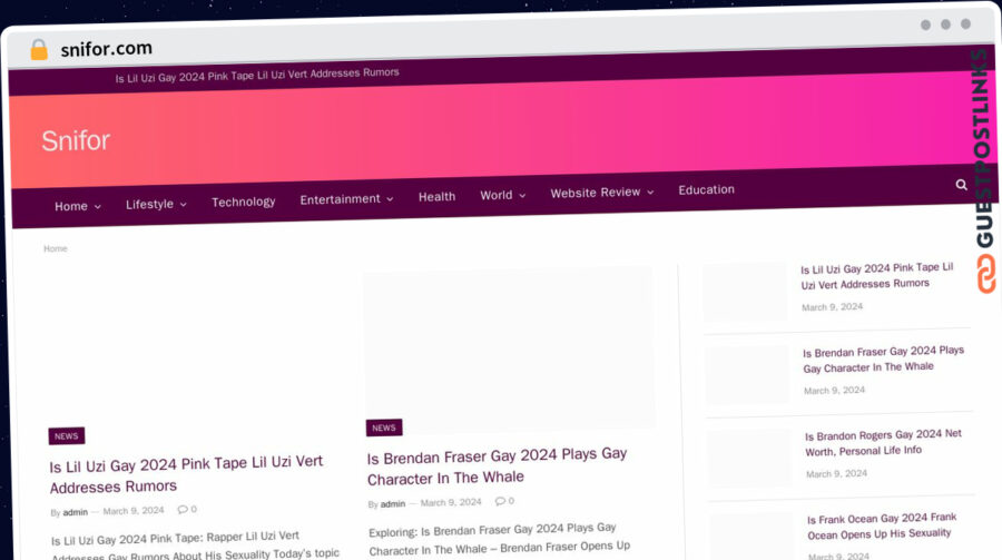 Publish Guest Post on snifor.com