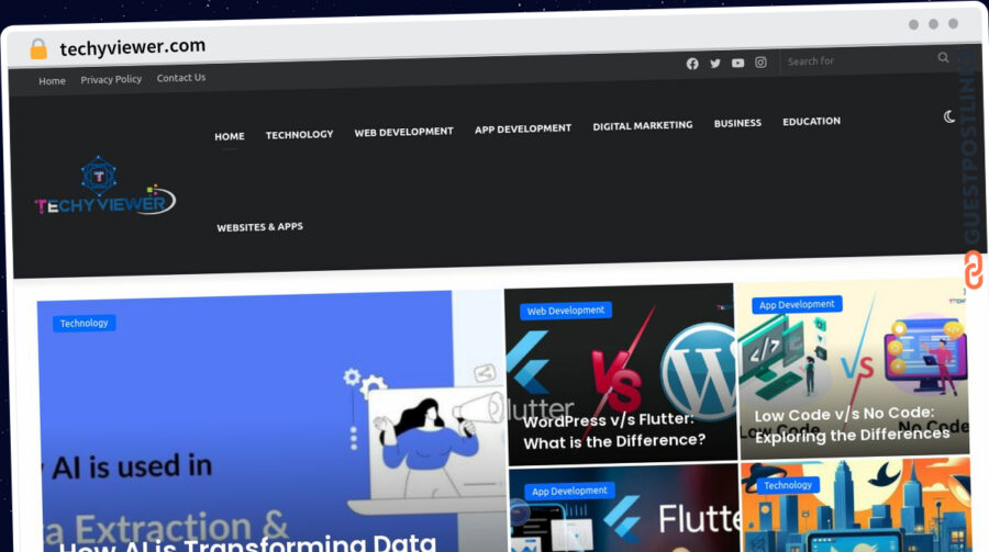 Publish Guest Post on techyviewer.com
