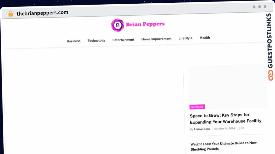 Publish Guest Post on thebrianpeppers.com