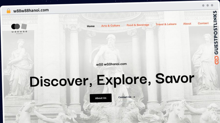Publish Guest Post on w88w88hanoi.com