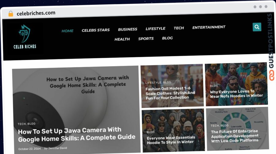 Publish Guest Post on celebriches.com