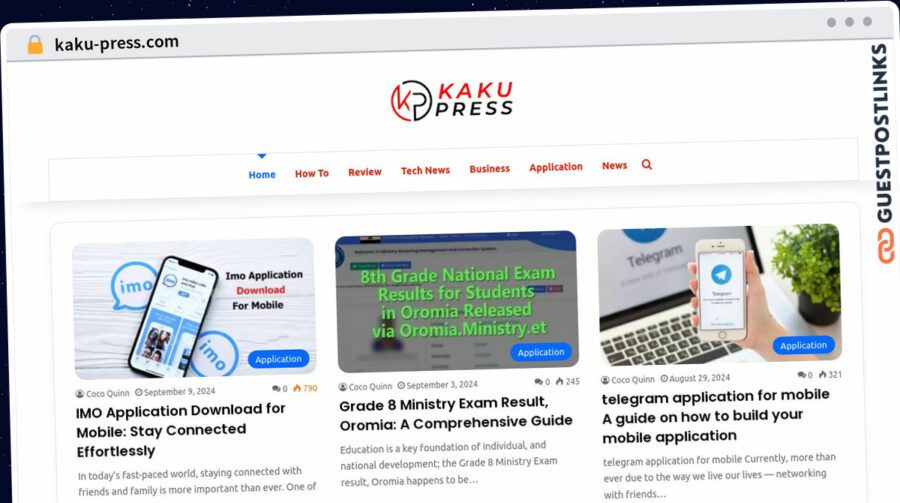 Publish Guest Post on kaku-press.com