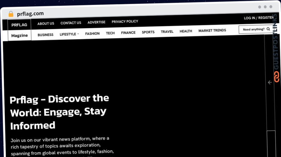 Publish Guest Post on prflag.com