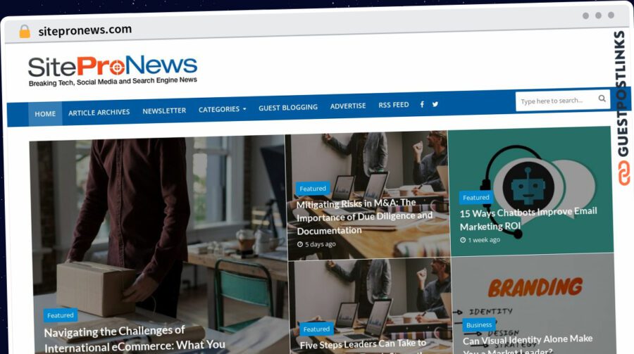 Publish Guest Post on sitepronews.com