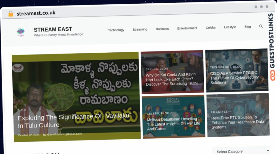 Publish Guest Post on streamest.co.uk