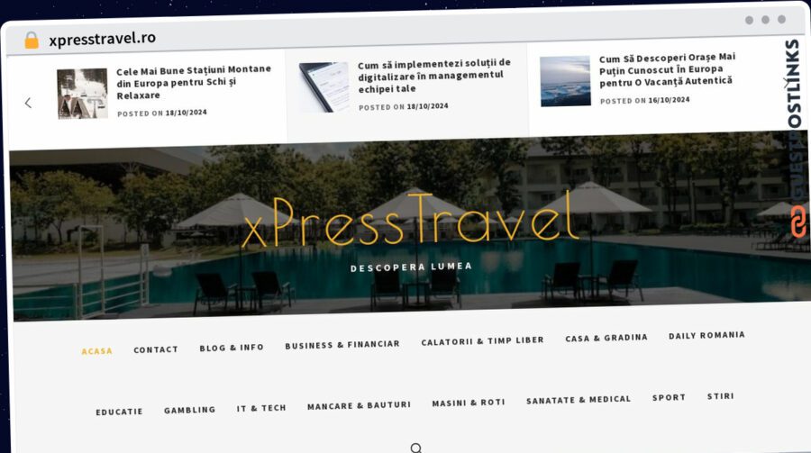Publish Guest Post on xpresstravel.ro
