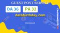 Buy Guest Post on databirthday.com