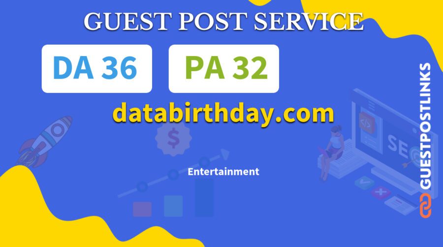 Buy Guest Post on databirthday.com