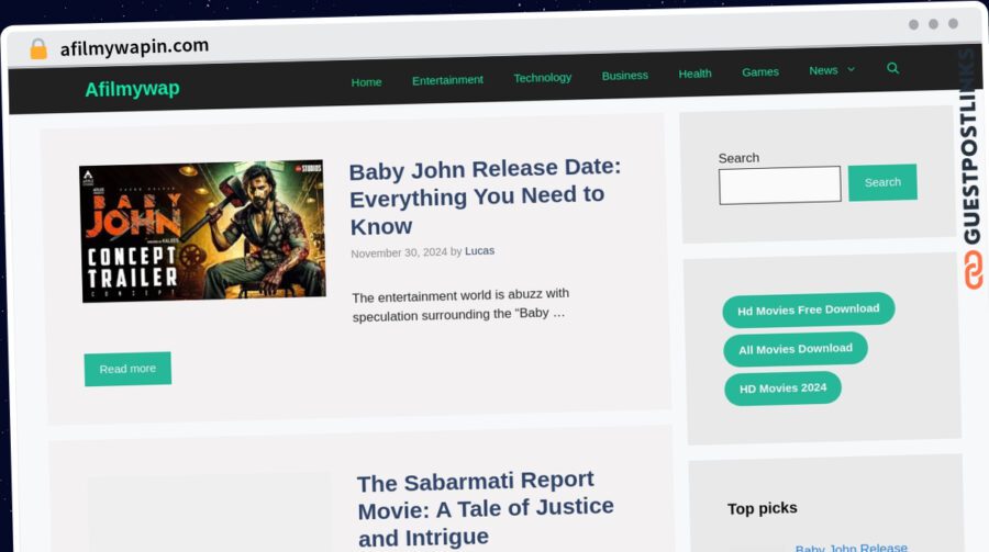 Publish Guest Post on afilmywapin.com