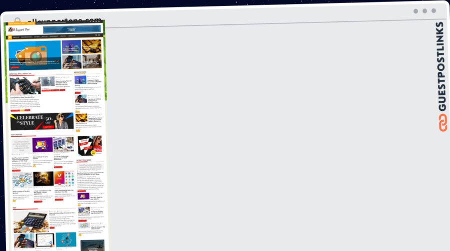 Publish Guest Post on allsupportone.com