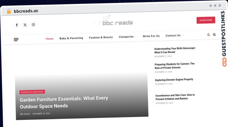 Publish Guest Post on bbcreads.us