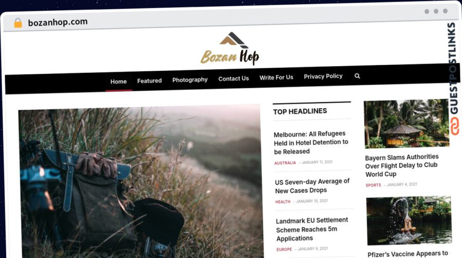 Publish Guest Post on bozanhop.com