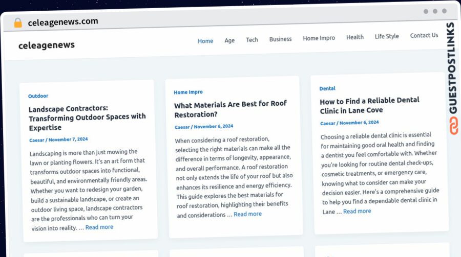 Publish Guest Post on celeagenews.com