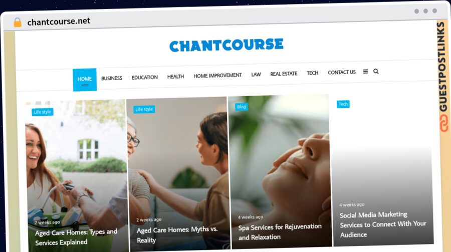 Publish Guest Post on chantcourse.net