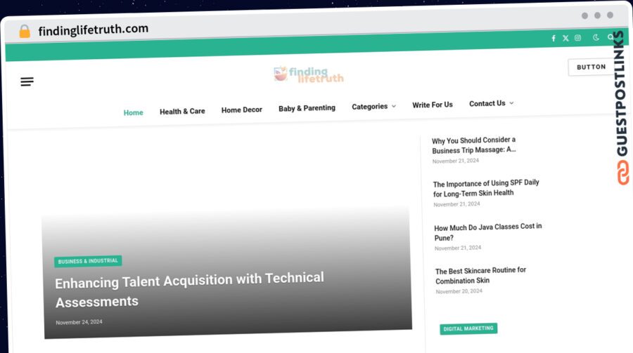 Publish Guest Post on findinglifetruth.com