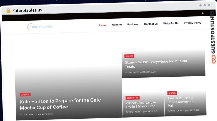 Publish Guest Post on futurefables.us