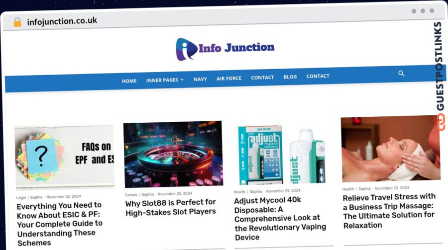 Publish Guest Post on infojunction.co.uk